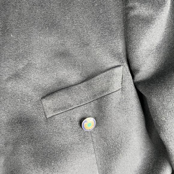 Hugo Boss Loral Piana Blazer 44 Navy Wool Cashmere 6 Button Double Brested - Picture 7 of 16